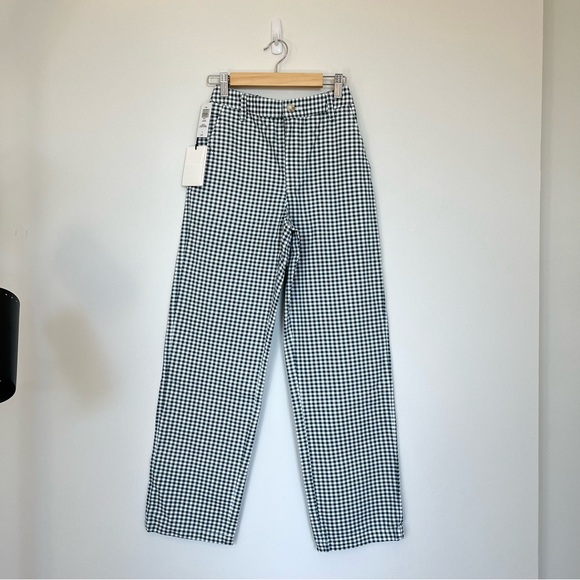 Aritzia Sunday Best Jaden Pant in Gingham, Size 0 - Picture 1 of 5